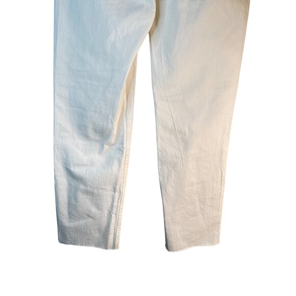 2/$30 ZARA Size 6 White Straight Leg Jeans - Picture 9 of 12